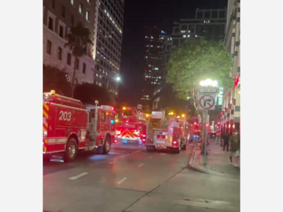 Downtown Structure Fire Extinguished
