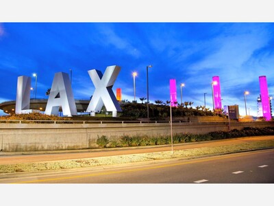   Ticketing area of LAX temporarily vacated due to a suspicious item. and prompts a police investigation