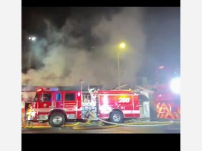 Koreatown Greater Alarm Structure Fire Knocked Down