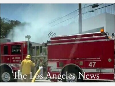 East Hollywood Technical Rescue is in process