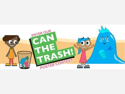 Attention Parents, and 3rd – 5th Grade Artists!  Enter the  Can the Trash!  Poster Contest | Deadline: Jan. 31st